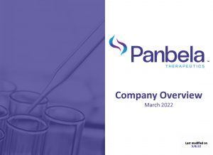 Panbela Company Overview cover